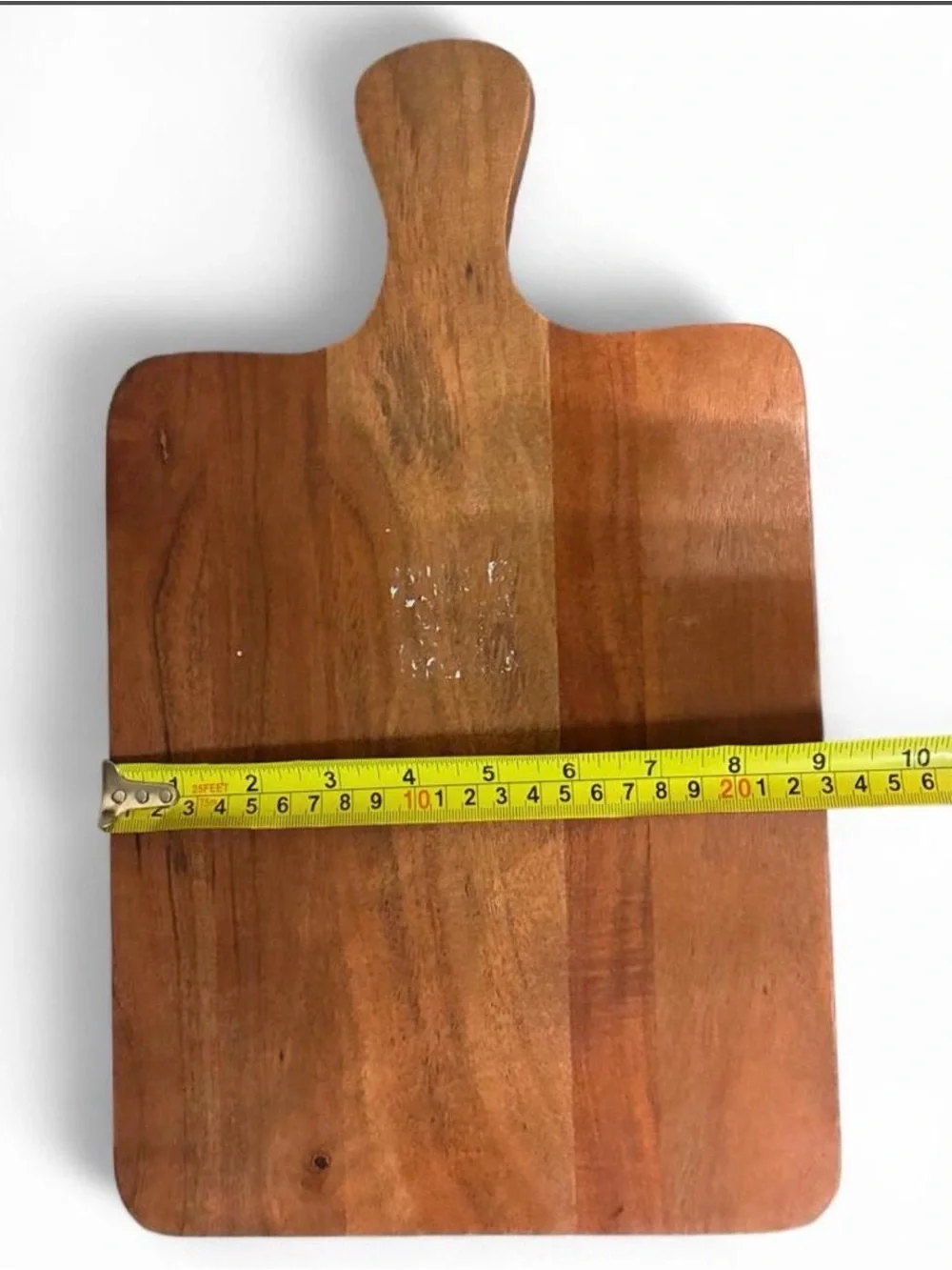 Wooden Serving Board with Engraved Sugar Skull - Brown